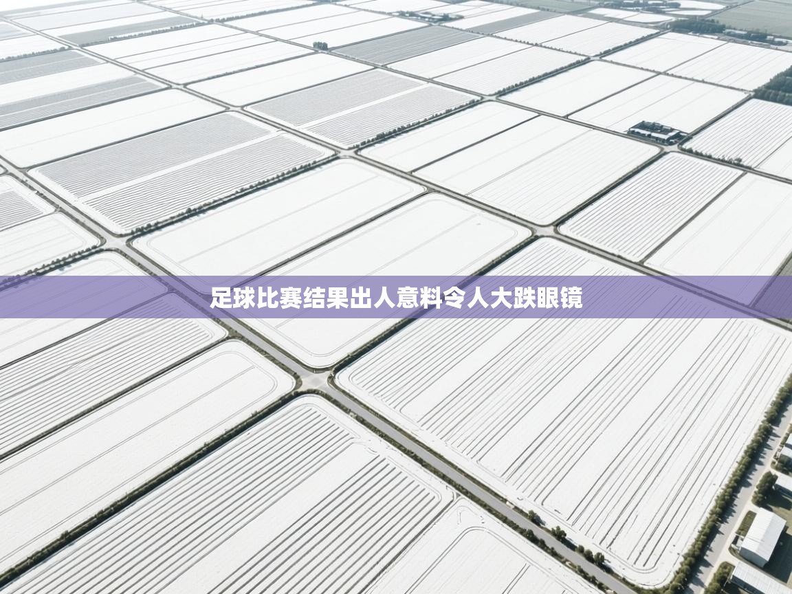 开云体育app官网网页登录入口-足球比赛结果出人意料令人大跌眼镜  第4张